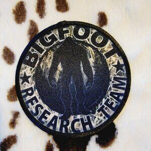Bigfoot Sasquatch DYI Fabric Hat Patch Glue Iron On Sew Custom Hat Patch
